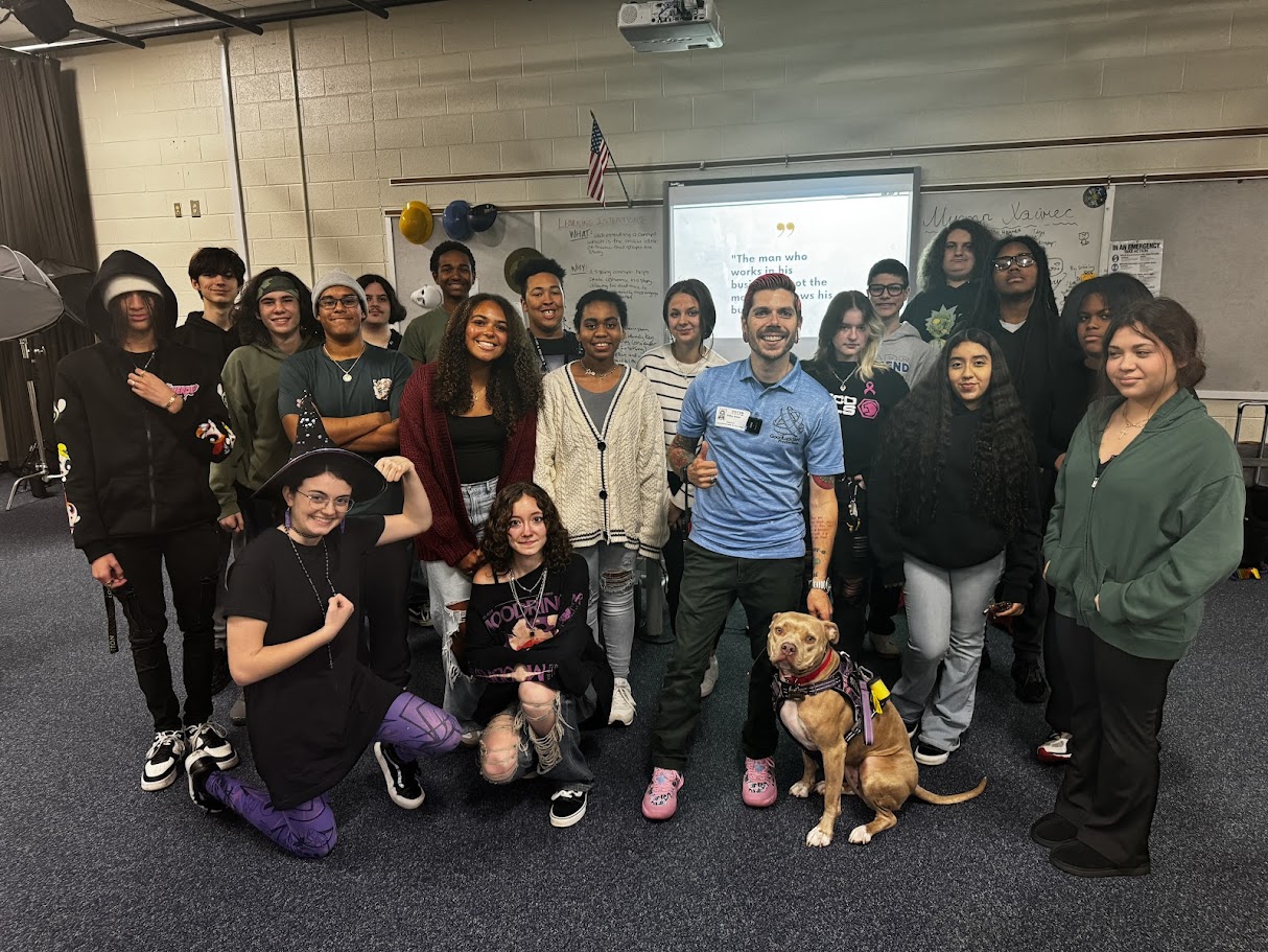 Honey participating in a mental health workshop